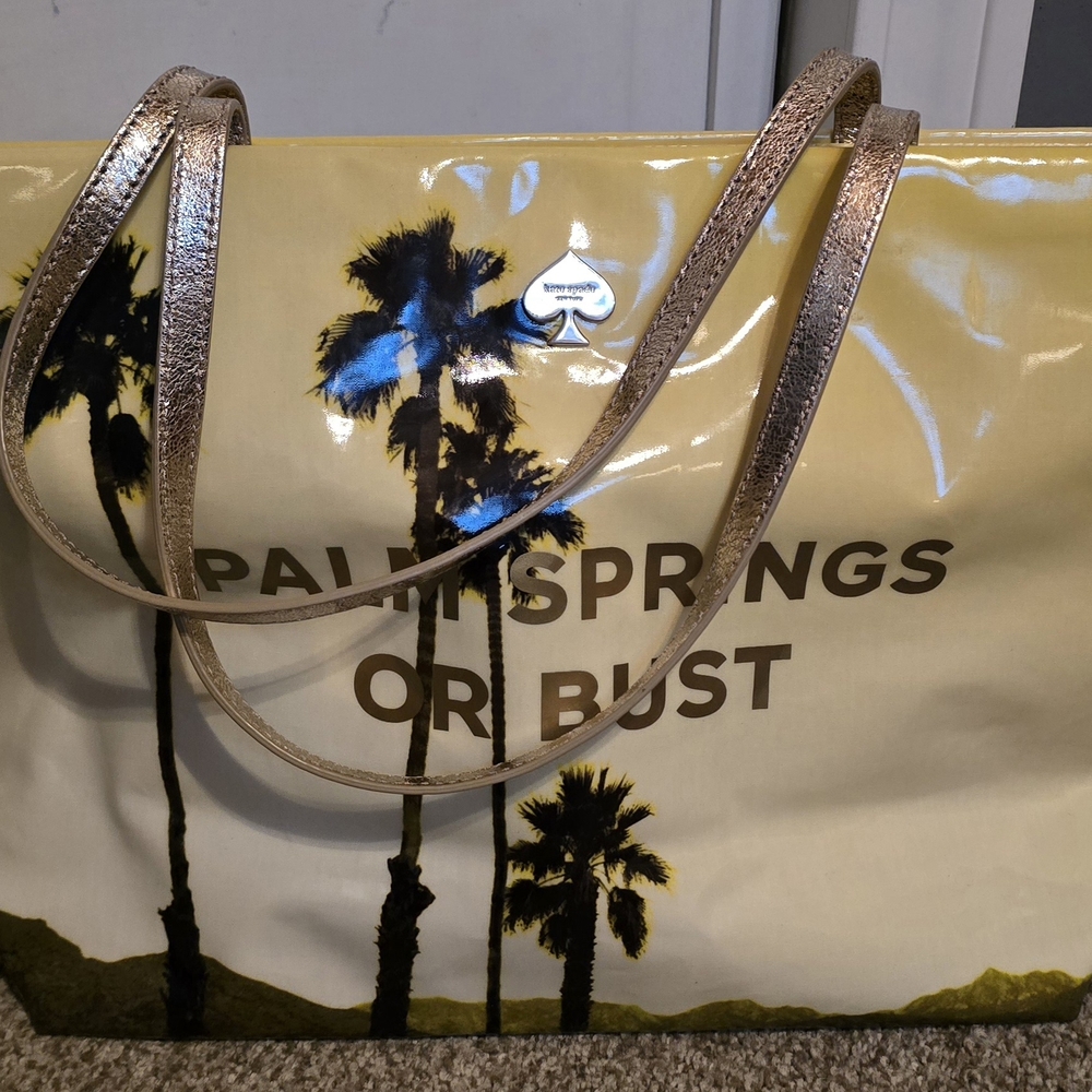 Kate Spade Yellow Palm Springs Tote Bag